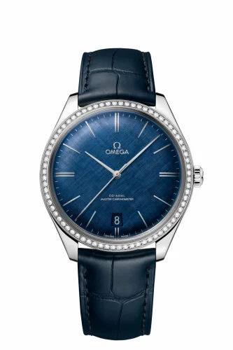 Omega De Ville Trésor Master Chronometer Stainless Steel / Diamond / Blue 435.18.40.21.03.001 (43518402103001)